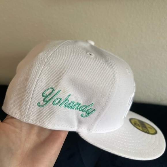 59 FIFTY Buffalo Bills Hat White On Whte Exclusive Yohandy NWT Fitted Size 8 - Picture 6 of 17